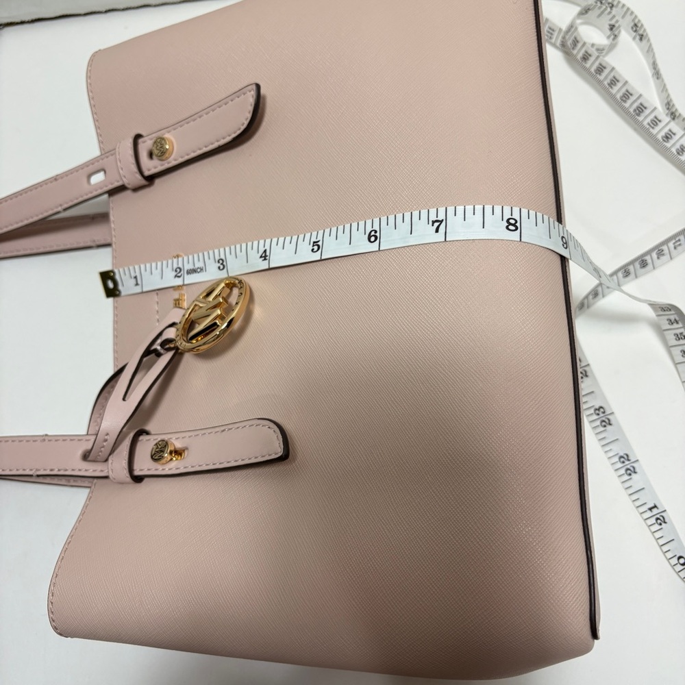 Michael Kors Mel Blush Pink Saffiano Leather Tote with Gold Hardware - Picture 7 of 11